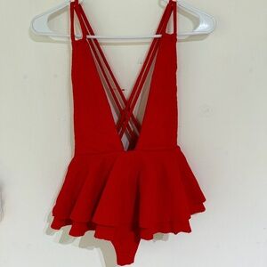Montce Red Swim One Piece